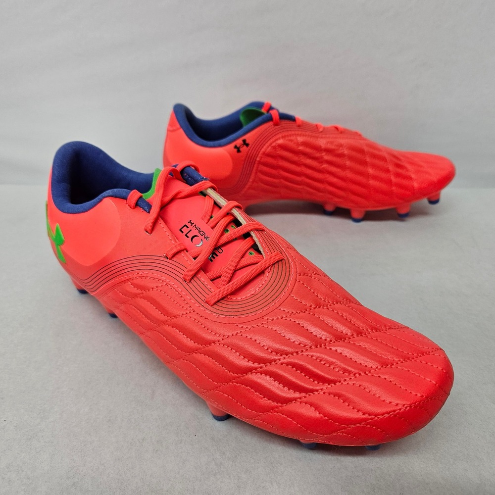 Under Armour Clone Magnetico Pro 3.0 FG Soccer Cleat 3027038-600 Red Mens Sz 7.5